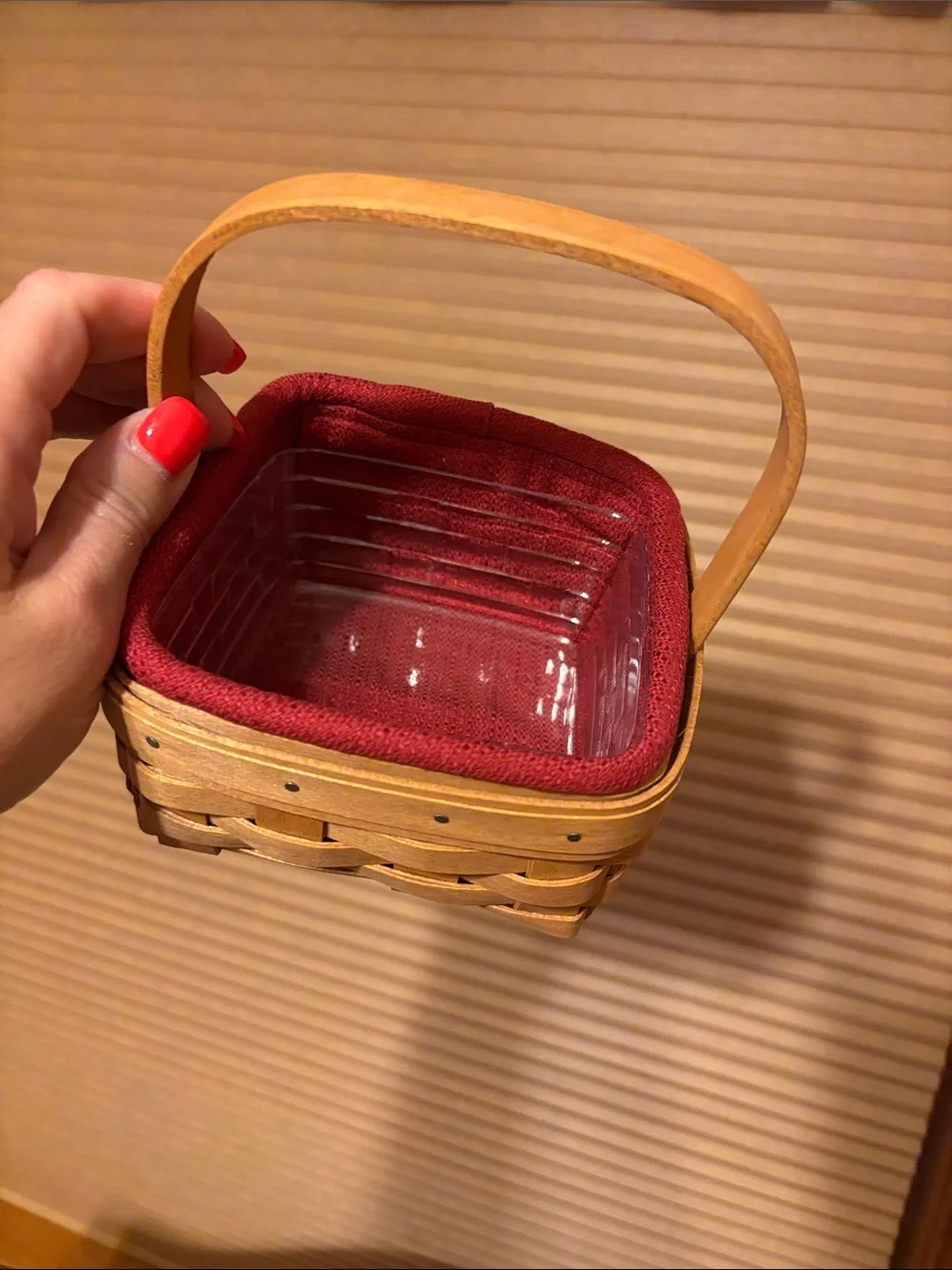 Longaberger Coaster Basket Set